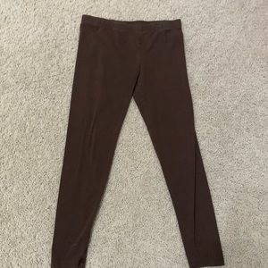 Minimalistic Brown Leggings